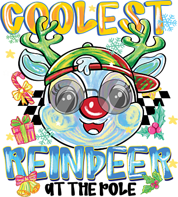 Coolest Reindeer at the Pole - Boy Coolest Reindeer at the Pole - Boy