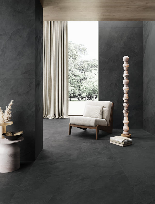Gresie CAESAR, SLAB BLACK 60x60, ADYZ, mp/cutie 1.44