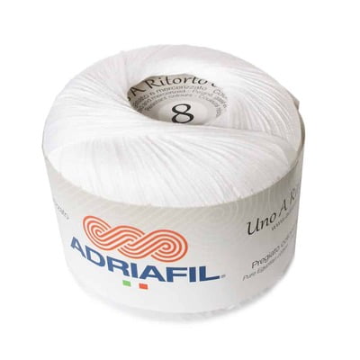 Uno A Ritorto Tit. 8 - Cotone per uncinetto Uno A Ritorto Tit. 8 - Cotone per uncinetto