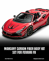 Mansory Carbon Fiber Body Kit for Ferrari F8