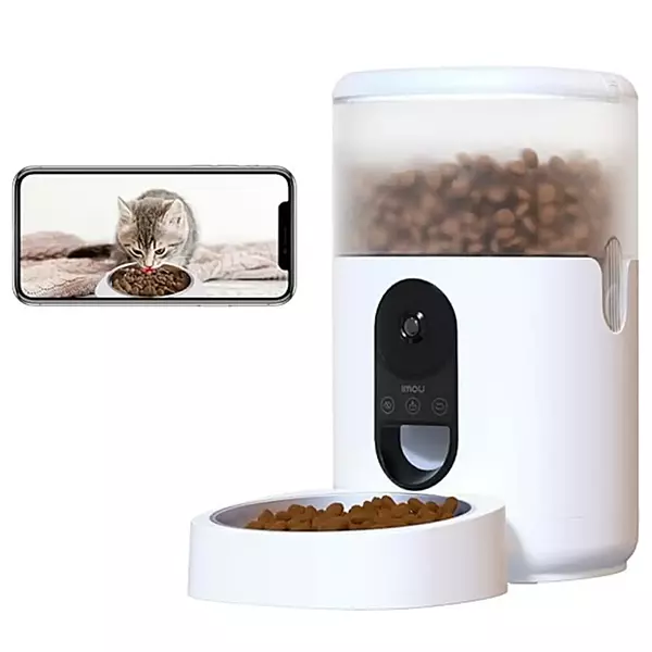 IMOU Smart Wi-Fi Automatic Pet Feeder Remote Control App Portion Control Smart Home Device PET-PF-4LSP