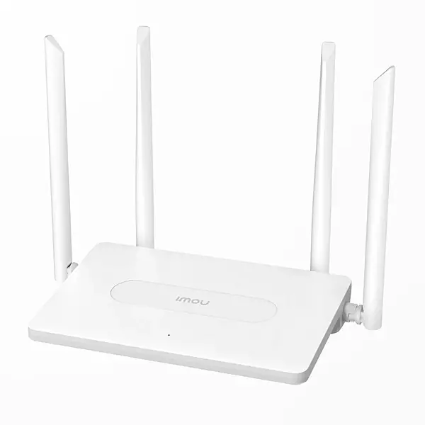 IMOU AC1200 Dual-Band Wi-Fi Router 2.4GHz 5GHz 4 High-Gain Antennas WPA2 Security Ideal for IP Cameras Smart Home HR340