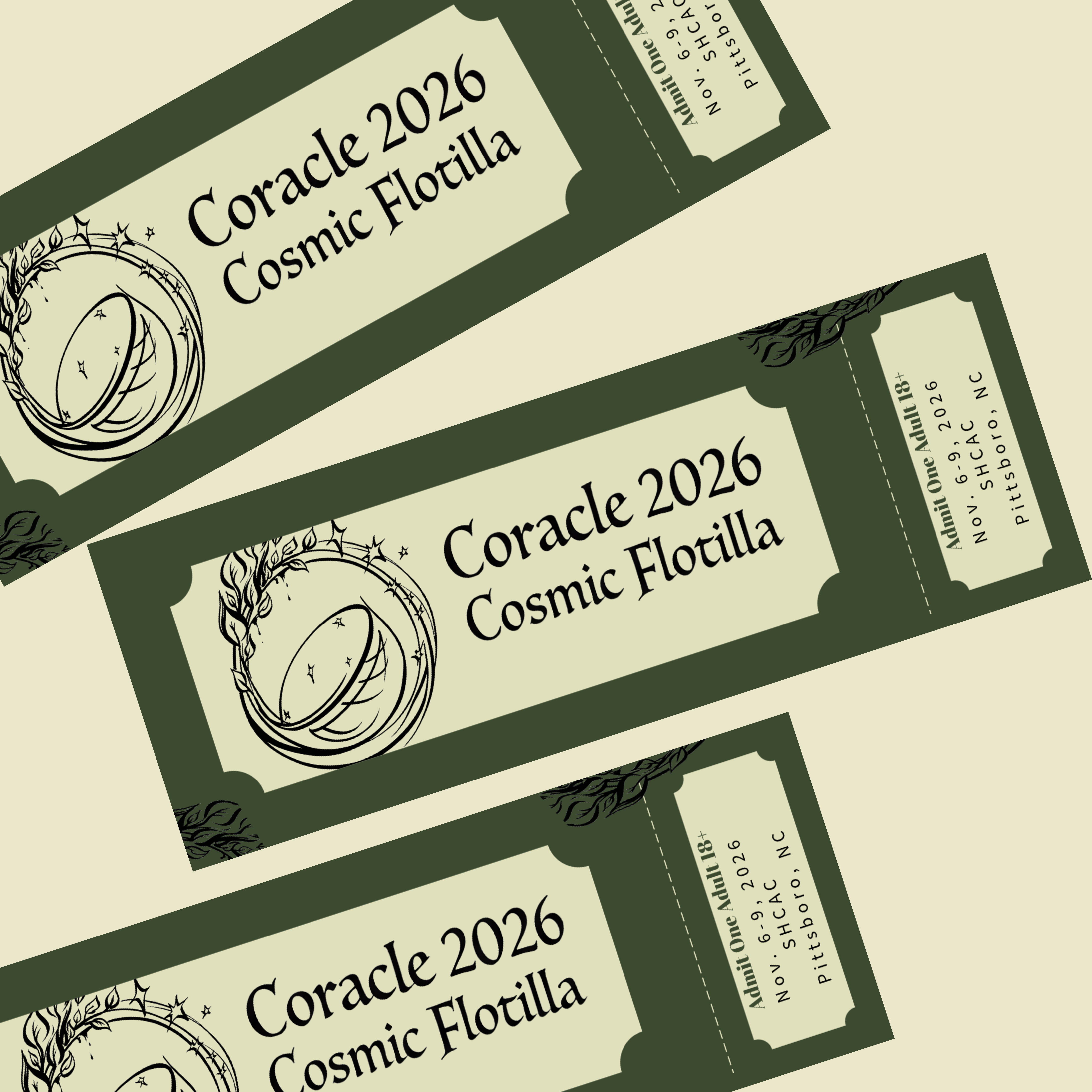 Coracle 2026- The Cosmic Flotilla - Adult 18+