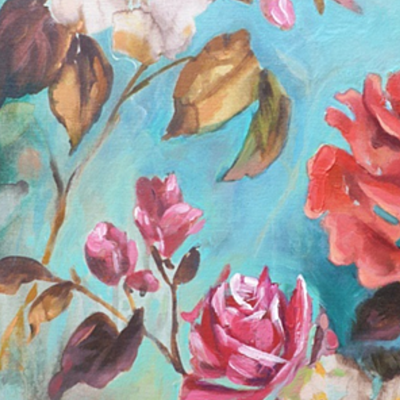 PRINTS - "Coral Contrast" by Tasha Mrazek PRINTS - "Coral Contrast" by Tasha Mrazek