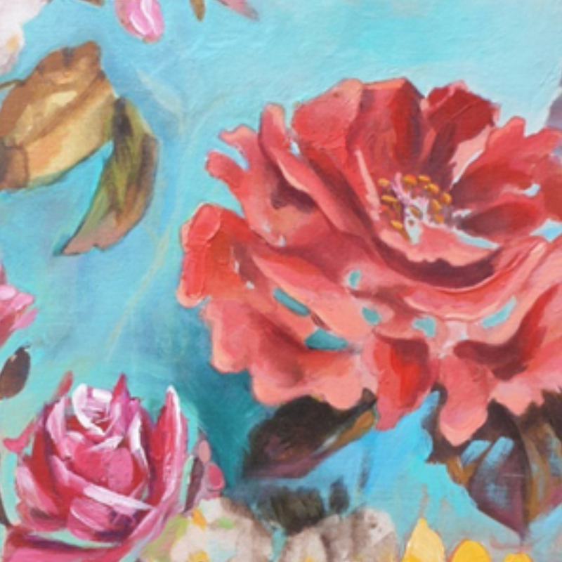 PRINTS - "Coral Contrast" by Tasha Mrazek PRINTS - "Coral Contrast" by Tasha Mrazek