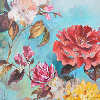 PRINTS - "Coral Contrast" by Tasha Mrazek PRINTS - "Coral Contrast" by Tasha Mrazek