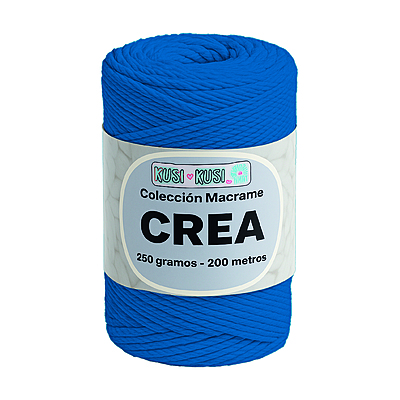 Cordon Crea # 19 Azul Rey Paquete X 4 ovillos X 250 Gramos