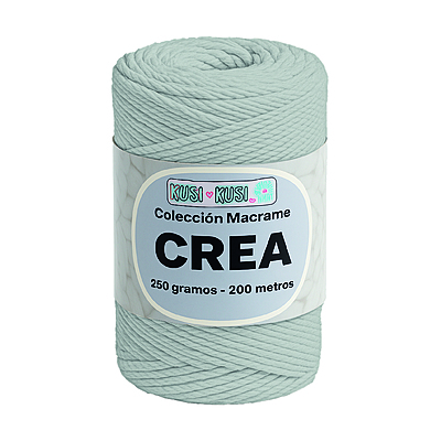 Cordon Crea # 04 Gris Claro Paquete X 4 ovillos X 250 Gramos