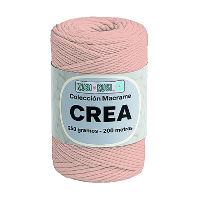 Cordon Crea # 14 Palo De Rosa Paquete X 4 ovillos X 250 Gramos