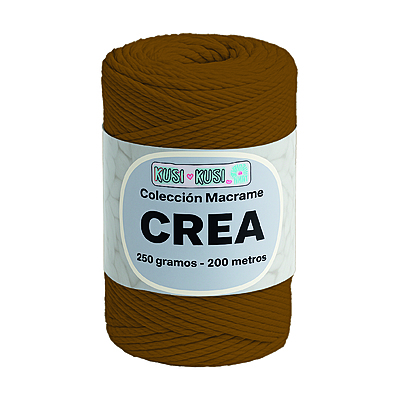 Cordon Crea # 30  Cafe Paquete X 4 ovillos X 250 Gramos