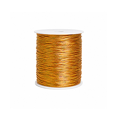 Cordon Elastico M-104 Dorado Rollo X 144 Yardas