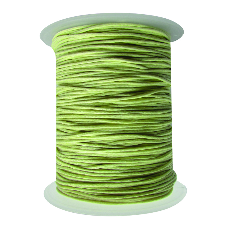 Cordon Encerado 1mm x 100 Yds Col 108 Amarillo Cordon Encerado 1mm x 100 Yds Col 108 Amarillo