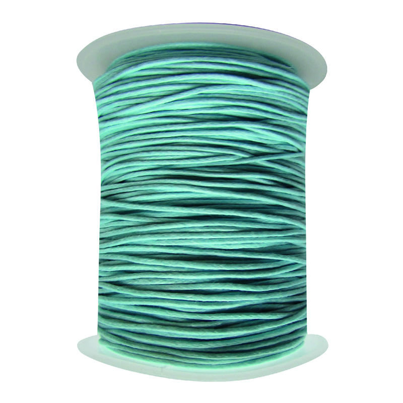 Cordon Encerado 1mm x 100 Yds Col 198 Azul Pastel