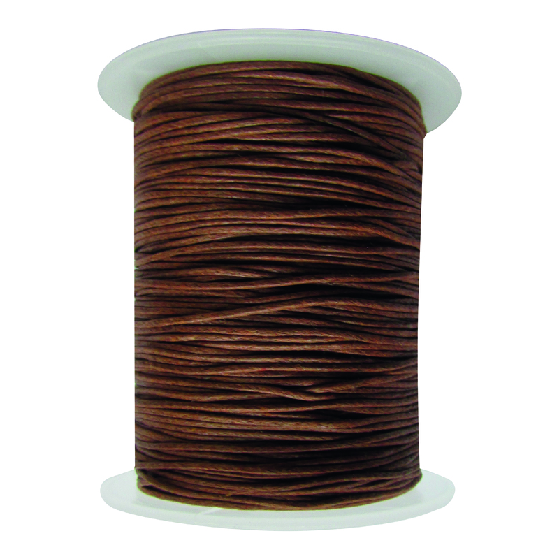 Cordon Encerado 1mm x 100 Yds Col 290 Café Claro Cordon Encerado 1mm x 100 Yds Col 290 Café Claro