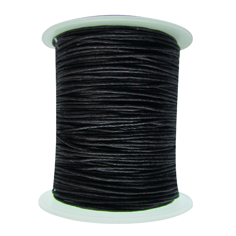 Cordon Encerado 1mm x 100 Yds Col 304 Cafe Oscuro Cordon Encerado 1mm x 100 Yds Col 304 Cafe Oscuro