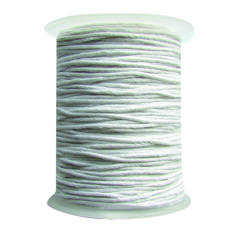 Cordon Encerado 1mm x 100 Yds Col 101 Blanco Cordon Encerado 1mm x 100 Yds Col 101 Blanco