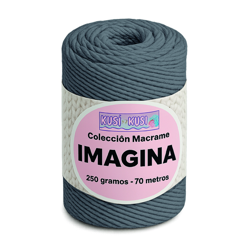 Cordon Imagina Col 02 Gris Oscuro Paquete X 4 Ovillos X 250 Gramos Cordon Imagina Col 02 Gris Oscuro Paquete X 4 Ovillos X 250 Gramos