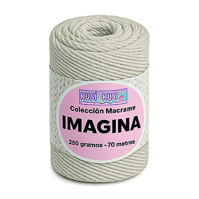 Cordon Imagina Col 07 Crema Paquete X 4 Ovillos X 250 Gramos