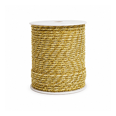 Cordon Lurex Guirnalda Amarillo Rollo X 72 Yardas