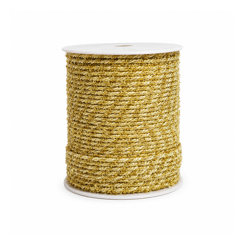 Cordon Lurex Guirnalda Amarillo Rollo X 72 Yardas Cordon Lurex Guirnalda Amarillo Rollo X 72 Yardas
