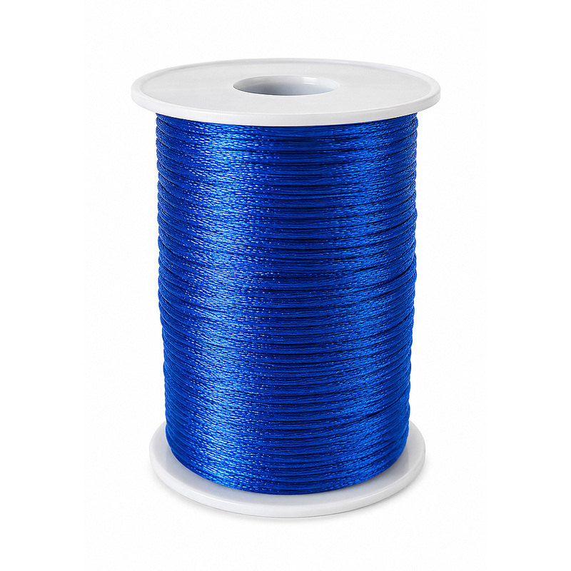 Cordon Seda 04 Azul Rey Rollo X 144 Yardas Cordon Seda 04 Azul Rey Rollo X 144 Yardas