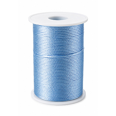 Cordon Seda 06 Azul Claro Rollo X 144 Yardas