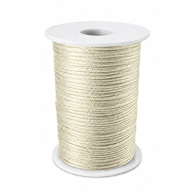 Cordon Seda 11 Amarillo Claro Rollo X 144 Yardas