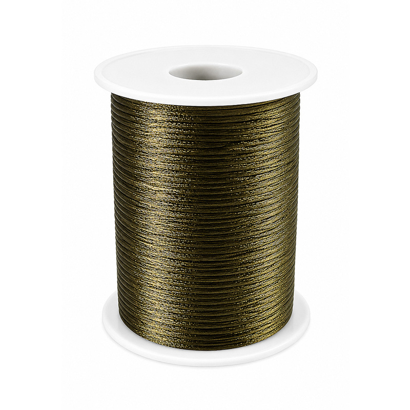 Cordon Seda 15 Verde Botella Rollo X 144 Yardas Cordon Seda 15 Verde Botella Rollo X 144 Yardas