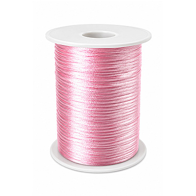 Cordon Seda 19 Rosado Fuerte Rollo X 144 Yardas
