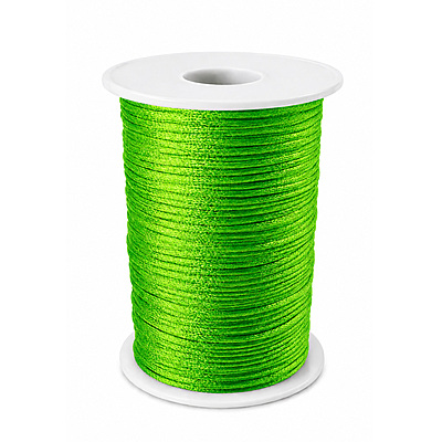 Cordon Seda 1Mm Col 48 Verde Claro Rollo X 144 Yardas