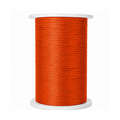 Cordon Seda 30 Naranja Quemado Rollo X 144 Yardas