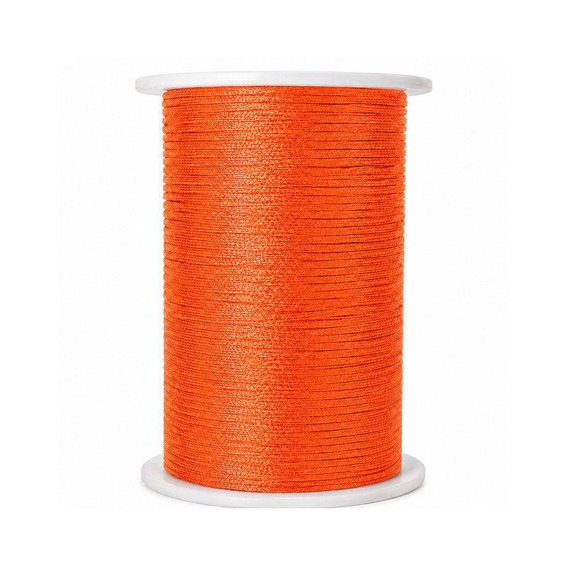 Cordon Seda 31 Naranja Neon Rollo X 144 Yardas Cordon Seda 31 Naranja Neon Rollo X 144 Yardas