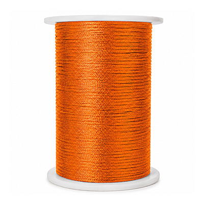 Cordon Seda 32 Naranja Claro Rollo X 144 Yardas