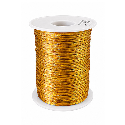 Cordon Seda 37 Dorado Rollo X 144 Yardas