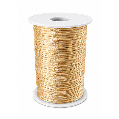 Cordon Seda 42 Cafe Claro Rollo X 144 Yardas