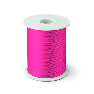 Cordon Seda 25 Rosado Neon Rollo X 144 Yardas
