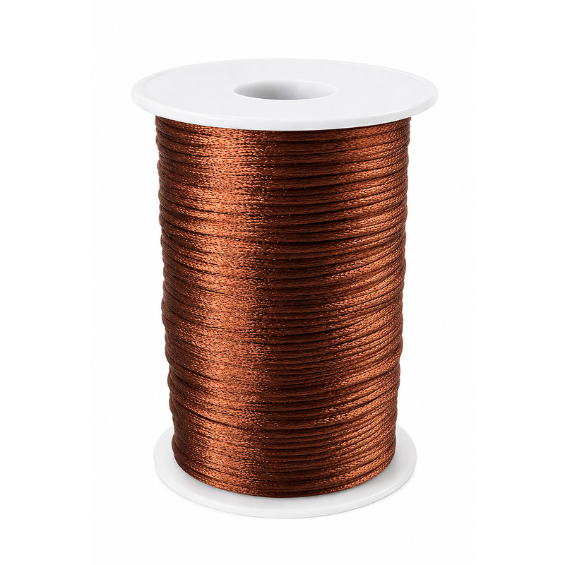 Cordon Seda Plano 36 Café Claro Rollo X 144 Yardas Cordon Seda Plano 36 Café Claro Rollo X 144 Yardas
