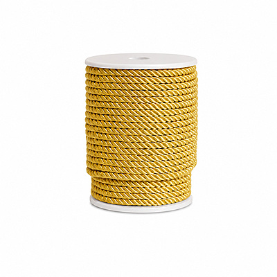 Cordon Torcido 0.35 Mm Dorado Rollo X 25 Yardas