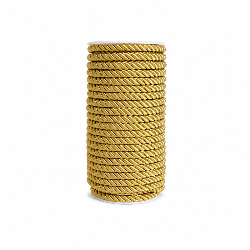 Cordon Torcido 0.80 Mm Dorado Rollo X 25 Yardas