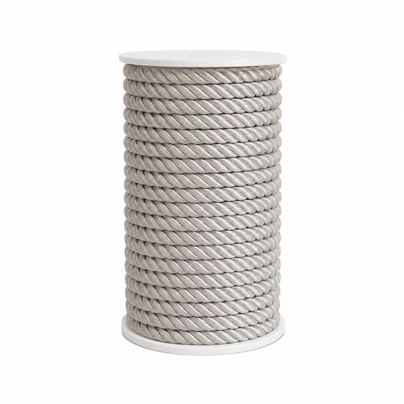 Cordon Torcido 0.80 Mm Plateado Rollo X 25 Yardas