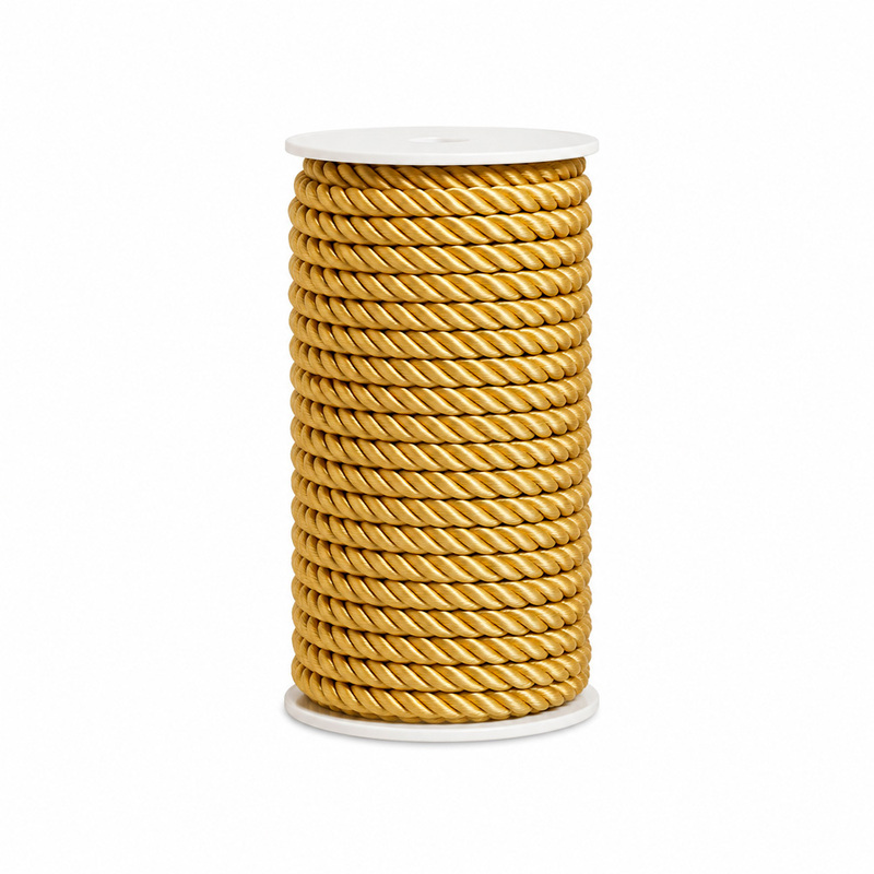 Cordon Torcido 0.90 Mm Dorado Rollo X 20 Yardas Cordon Torcido 0.90 Mm Dorado Rollo X 20 Yardas