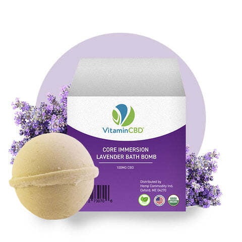 VitaminCBD Core Immersion Lavender Bath Bomb