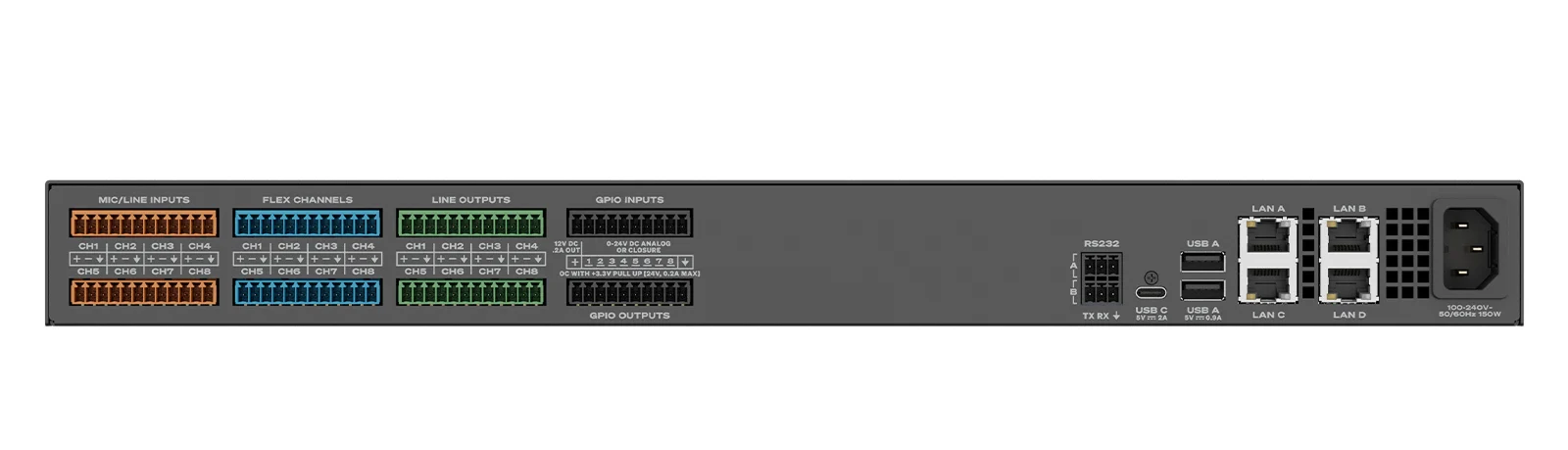 Q-Sys CORE 24f - network + analog I/O processor Q-Sys CORE 24f - network + analog I/O processor