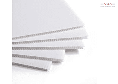 Corrugated 450gsm White Based 3mm 4' x 8'