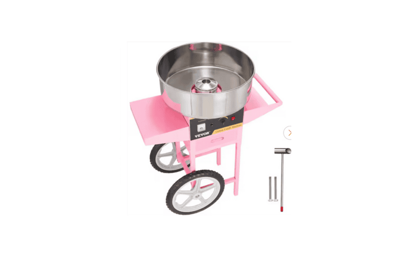 Popcorn, Snow-Cone & Cotton Candy Package – Full Service / Paquete de algodón de maíz, cono de nieve y algodón – Servicio completo