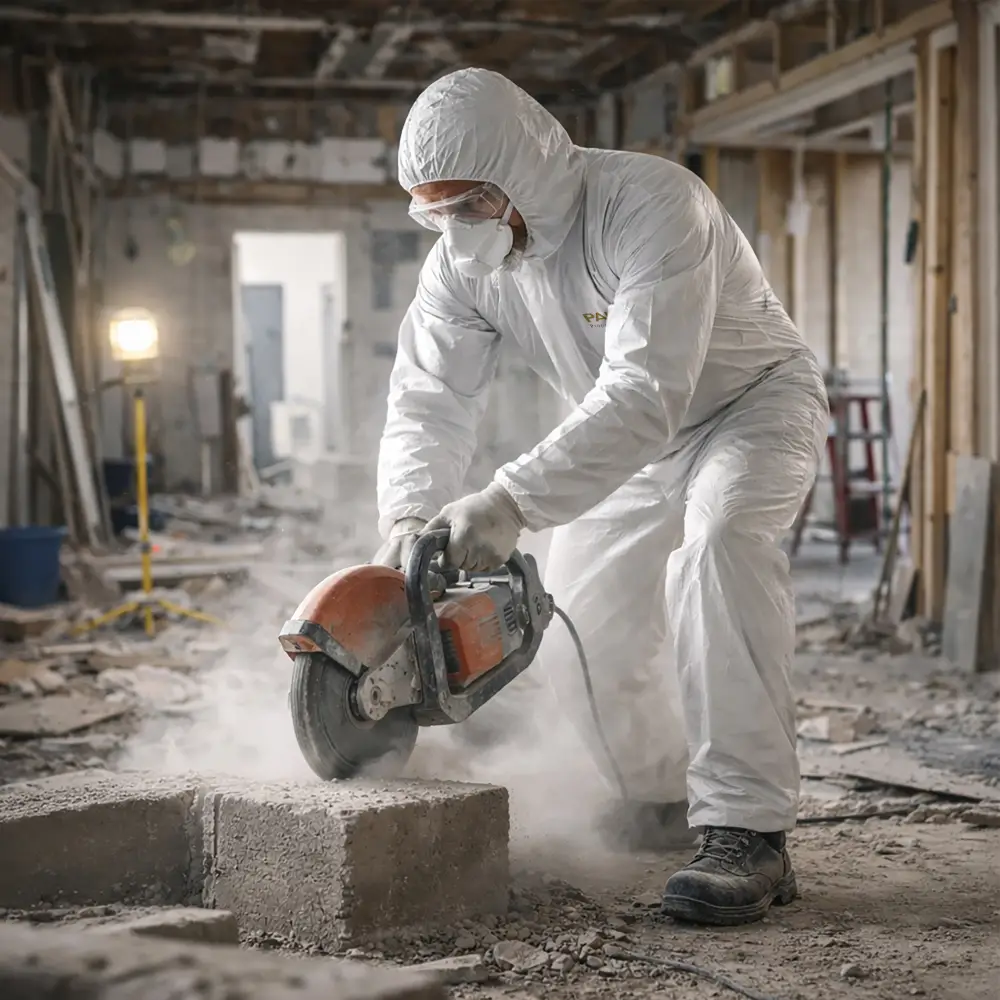 Paul Davis White Microporous Coveralls
