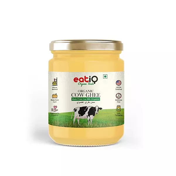 eatiQ Organic Foods - ORGANIC COW GHEE 500ML