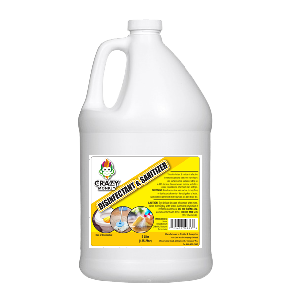 CRAZY MONKEY DISINFECTANT 4 LITER