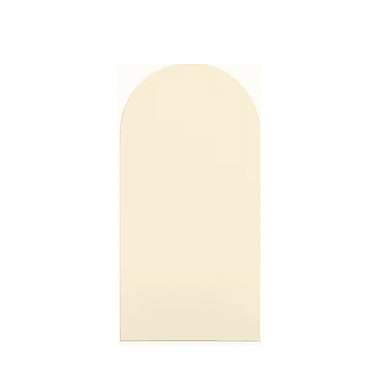 Backdrop cover 6.6 ft - cream