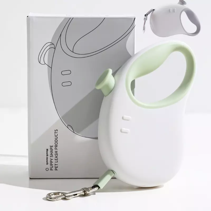 Premium Minimalist Retractable Dog Leash – 3M Automatic Lock